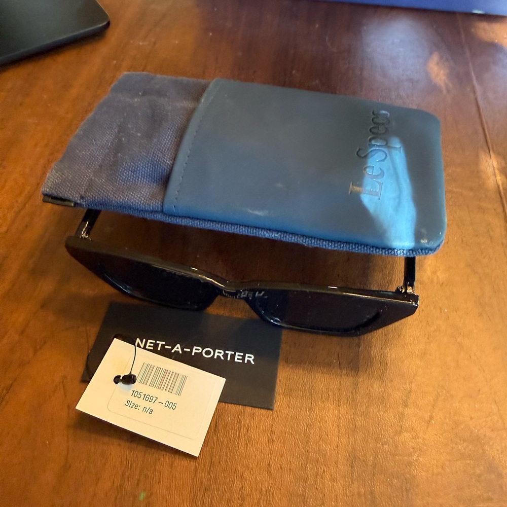 Le Specs Midnight Black Sunglasses